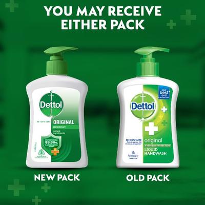 Dettol Hygiene Combo (Handwash Original 200 ml+ Handwash 175 ml) - Hand Wash & Soaps
