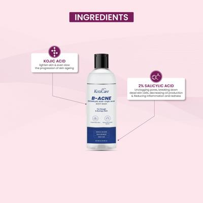 Kozicare B-Acne Body Wash 300 ml - Shower Gels & Body Wash