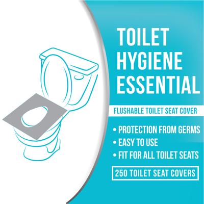 Peebuddy Paper Toilet Seat Cover 250's - Toilet Seat Sanitizer