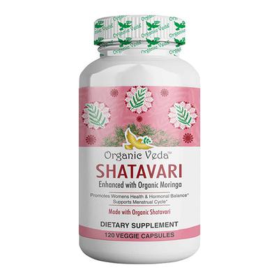 Organic Veda Shatavari Veg Capsule 120's - Pure Herbs