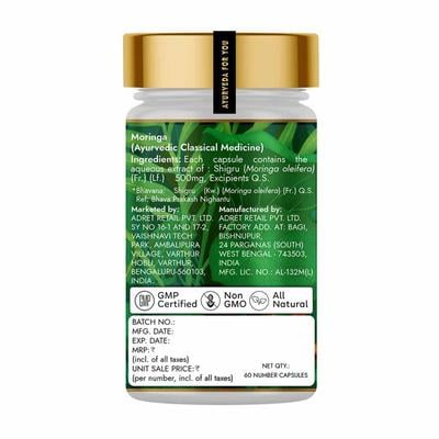 Kapiva Ayur Foods Moringa Plus Capsules 60's - Pure Herbs