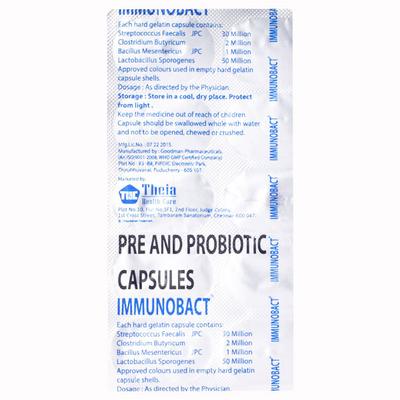 Immunobact Capsule 10'S - Diarrhoea-Ant