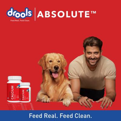 Drools Absolute Calcium Tablet- Dog Supplement 50's - Petfood