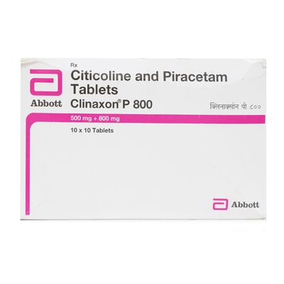 CLINAXON P 800mg Tablet 10's - Nootropics And Neurotrophics