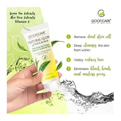 Goodcare Natural Glow Face Scrub 50 gm - Face Scrubs
