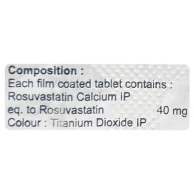 ROSLOY 40mg Tablet 10's - High Cholesterol-Dys