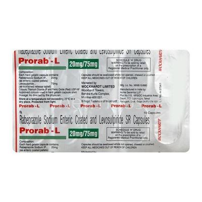 Prorab L Capsule 10'S - Ulcer/Reflux/Flatulence-Aaa