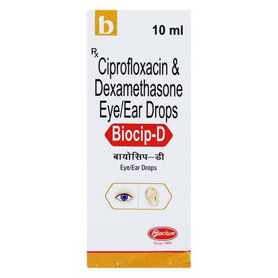 BIOCIP D Eye/Ear Drops 10ml - Eye Infections-Eaa