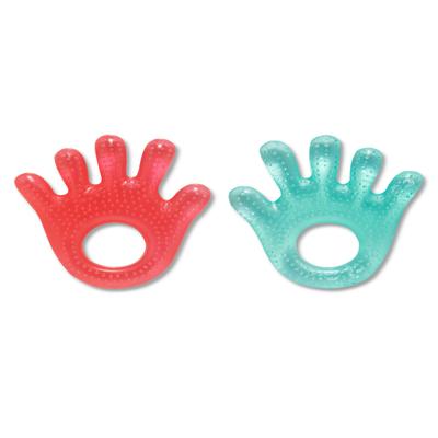 Mothercare Water Filled Hand Baby Teether (Pack of 2) - Multicolor 1's - Pacifiers & Teethers
