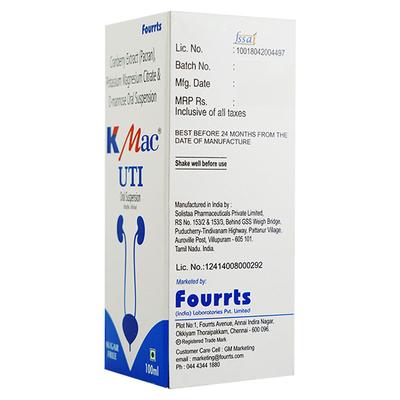 K Mac Uti Oral Solution 100ml - Urinary Retention-Uri