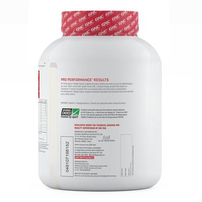 GNC Pro Performance Weight Gainer Powder - Vanilla Ice Cream Flavour 3 kg - Weight Gain