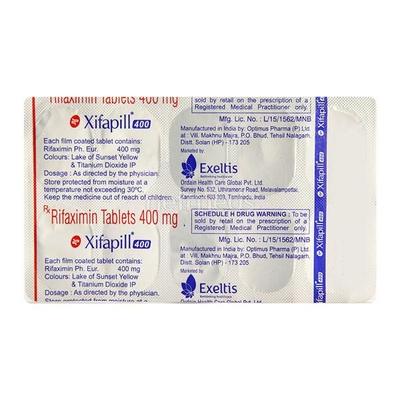 Xifapill 400mg Tablet 10'S - Bacterial Infections-OAB