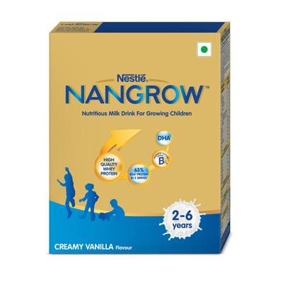 Nestle Nangrow (2-5 Years) Powder 400 gm - Creamy Vanilla Flavour (Refill Pack) - Baby And Infant Supplements