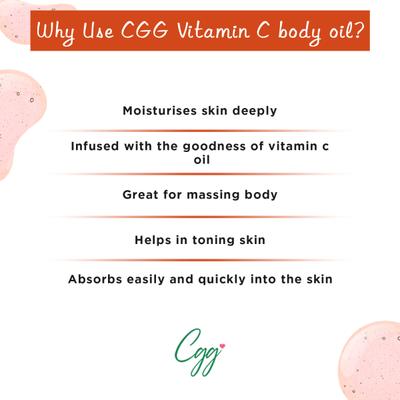 CGG Cosmetics Vitamin C Serum - In Body Oil For Dark Pigmented Skin 100 ml - Creams/Oils/Lotions
