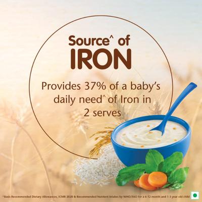 Nestle Cerelac Stage 2 (8 Months+) Powder 300 gm - Rice Vegetables (Refill Pack) - Baby And Infant Supplements