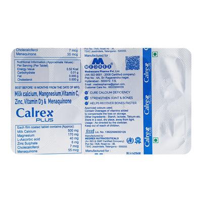CALREX PLUS Tablet 10's - Supplements-Vam