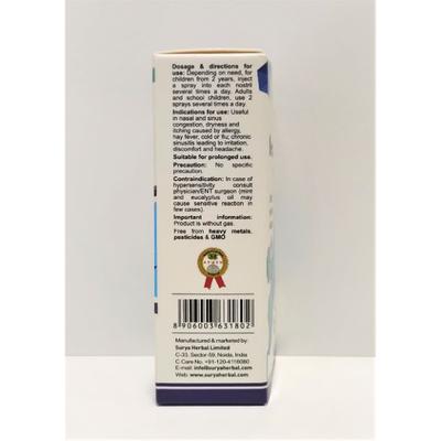 Surya Herbal HerbRoot Nasostil Plus Nasal Spray 20 ml - Speciality Medicines