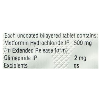 NIRGLIM M 2 Tablet 10's - Diabetes-Ant