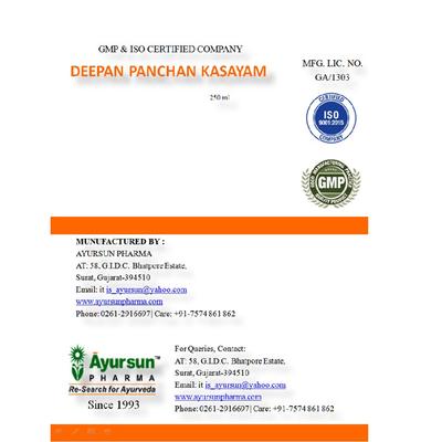 Ayursun Deepan Pachan Kasayam 250 ml - Digestive Care