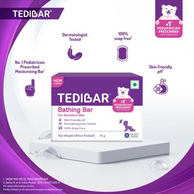 Tedibar Bathing Bar 75gm - Baby Soap