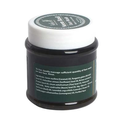 Rustic Art Organic Neem Basil Face Wash Concentrate 125 gm - Face Washes