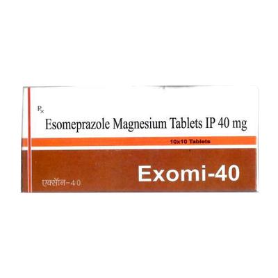 EXOMI 40 Tablet 10's - Ulcer/Reflux/Flatulence-Aaa