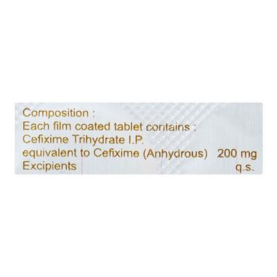 REALCEF 200mg Tablet 10's - Bacterial Infections-Cep