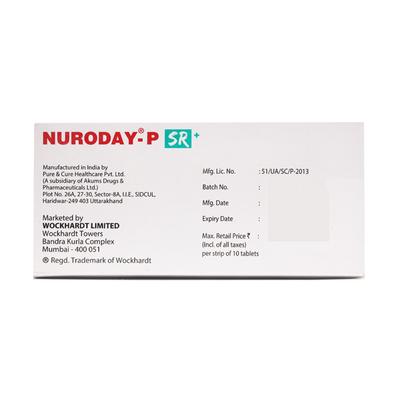 NURODAY P SR + Tablet 10's - Neuropathic Pain-Dru