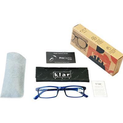 Klar Eye Rectangle Full Rim K-3021 Reading Glass - Brown, 2.5 Power - Men Eyeglasses