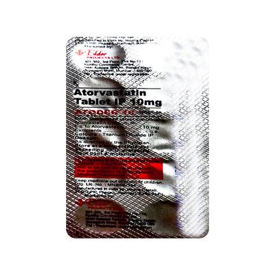 ATODER 10 Tablet 10's - High Cholesterol-Dys