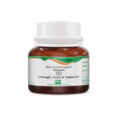 Bio-India's Bio-combination 6 Tablet 25 gm - Speciality Medicine