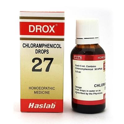 Haslab Drox 27 Chloramphenicol Drops 30 ml - Homeopathic Drops