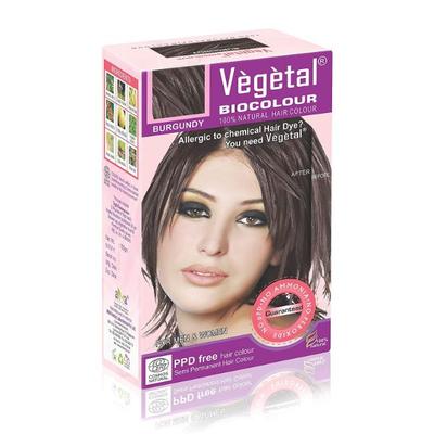 Vegetal Bio Colour Natural Hair Color - Burgundy 150 gm - Crème