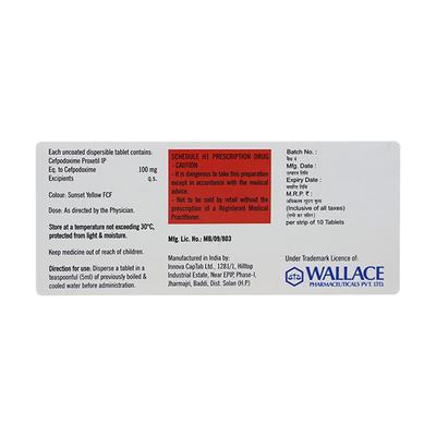 PODOWAL DT 100 Tablet 10's - Bacterial Infections-Cep