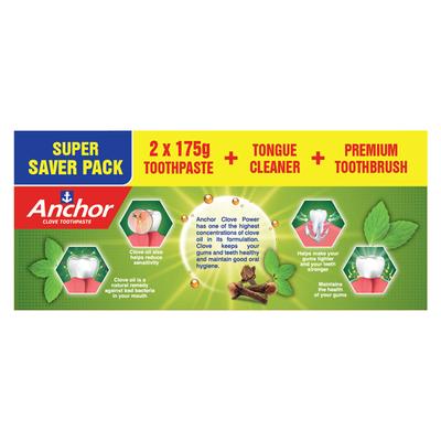 Anchor Clove Power Toothpaste - Super Saver Pack - Toothpaste