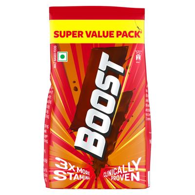 Boost 3X Stamina Powder 750 gm (Refill Pack) - Kids Nutrition