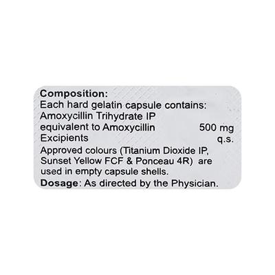 AMLOX 500mg Capsule 10's - Bacterial Infections-Pen