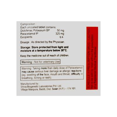 Diclokem Plus Tablet 10'S - Pain relief-Nsa