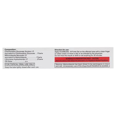 AUGMEXIN M FORTE Gel 10gm - Oral Care - P-Mou