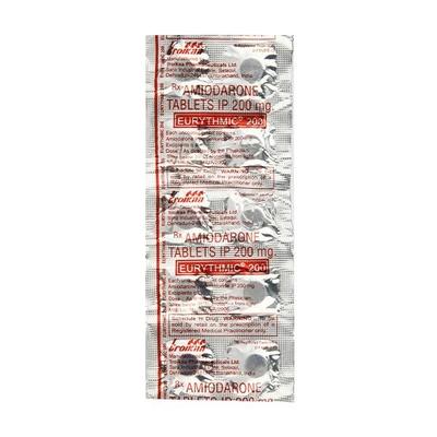 Eurythmic 200mg Tablet 10'S - Arrhythmiasis