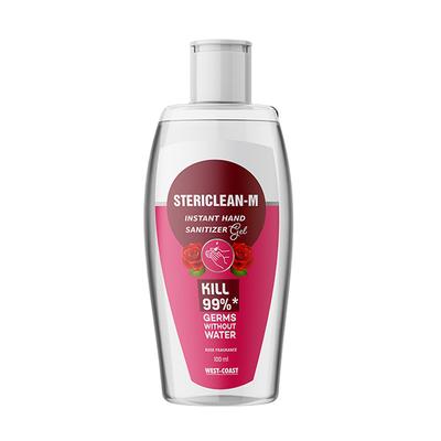 Stericlean-M Instant Hand Sanitizer Gel - Rose Flavour 100 ml - Hand Sanitizer