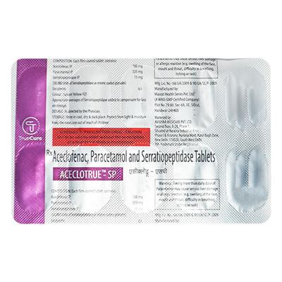 ACECLOTRUE SP Tablet 10's - Pain relief-Nsa