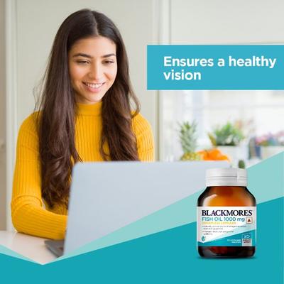 Blackmores Fish Oil 1000 mg Odourless Capsules 30's - Omega Fish Oil Fatty Acids