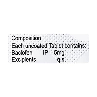 BACLOTAB Tablet 15's - Muscle Cramps/Spasticity-Mus