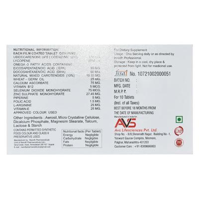 MUSQ 10 Tablet 10's - Supplements-Vam
