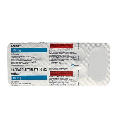 Adiza 10mg Tablet 10'S - Ulcer/Reflux/Flatulence-Aaa
