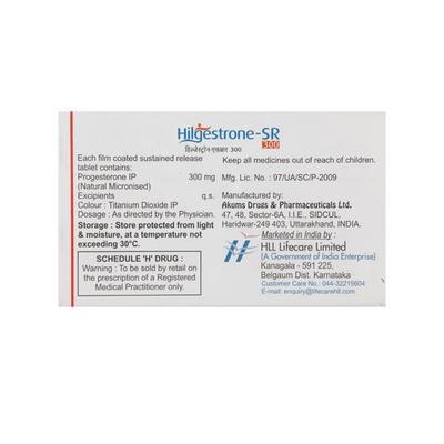 Hilgestrone SR 300mg Tablet 10'S - Hormonal Therapy-Oes