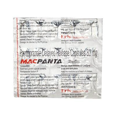 Macpanta Capsule 15'S - Ulcer/Reflux/Flatulence-Aaa