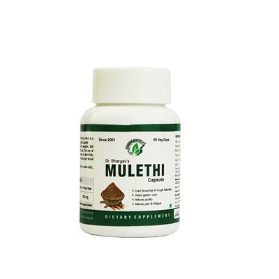 Dr. Bhargav's Mulethi Veg Capsule 60's - Pure Herbs