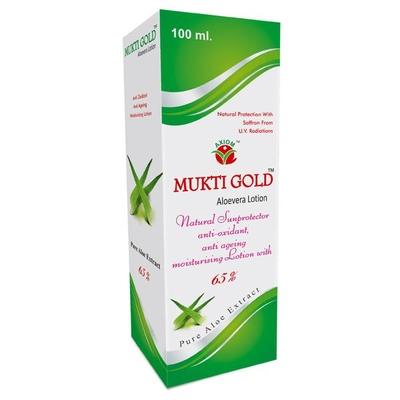 Axiom Mukti Gold Aloevera Lotion 100 ml - Lotions & Creams